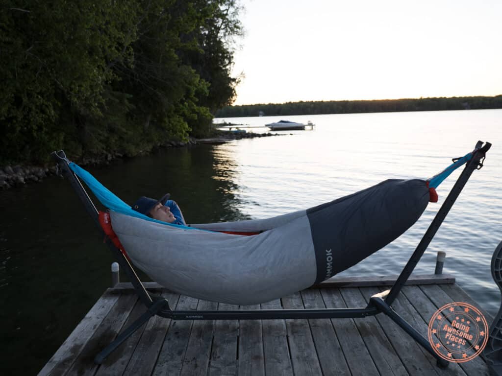 kammok arctos as underquilt with swiftlet and roo single