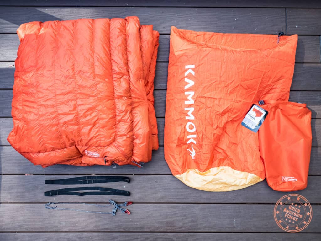 kammok firebelly trail quilt