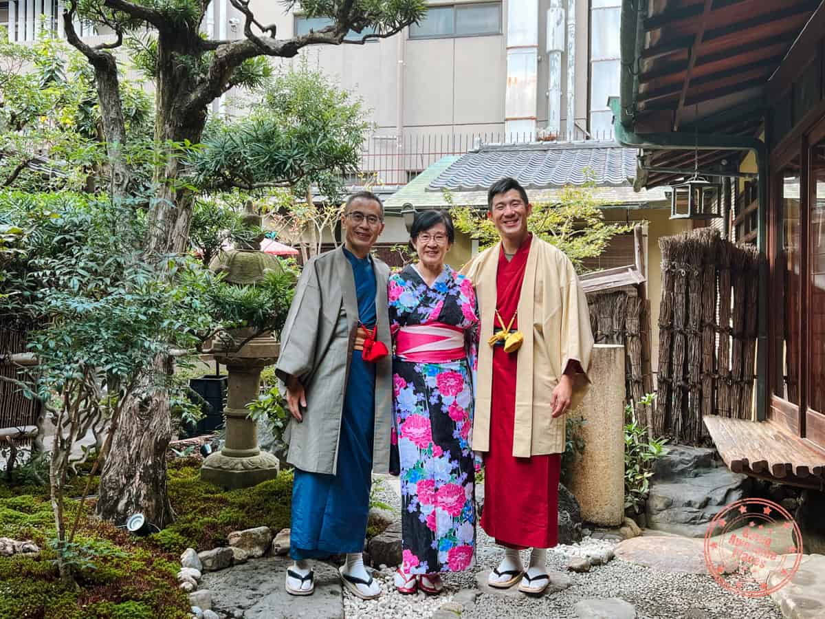 kimono photoshoot at kimono and tea ceremony maikoya experience