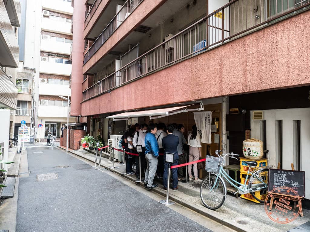 konjiki hototgisu shinjuku location tokyo exterior storefront ramen tour