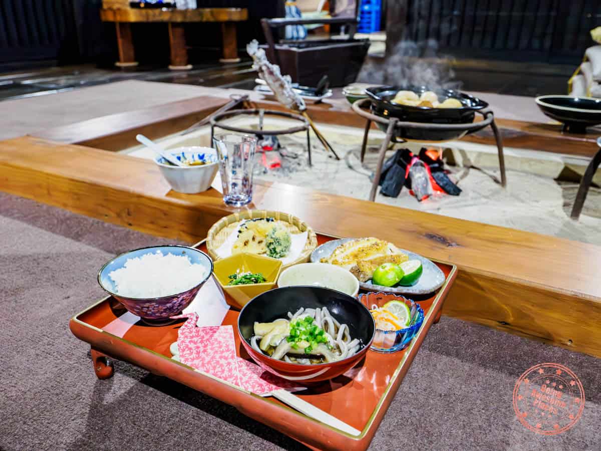 kouya farm stay traditional dinner