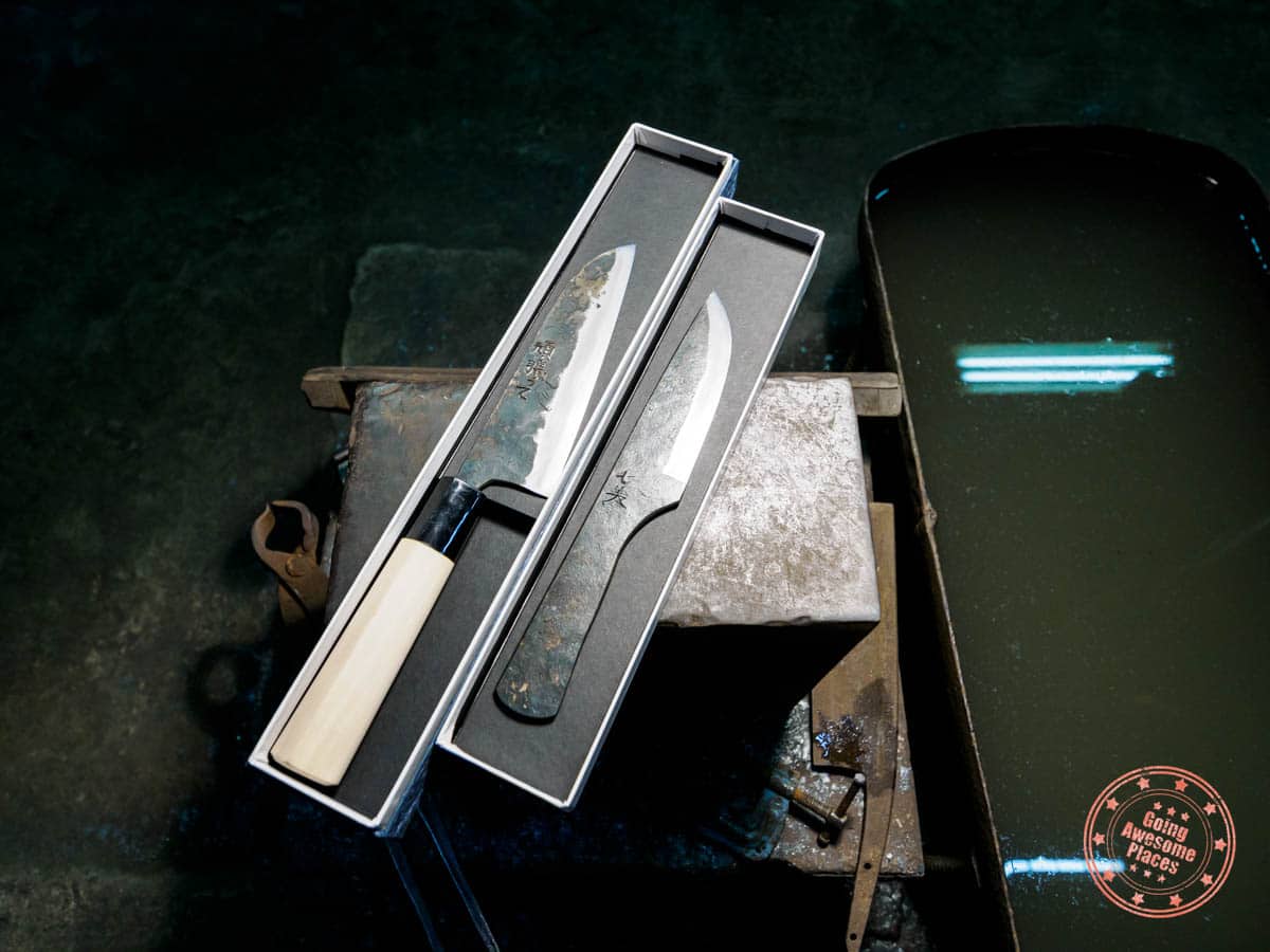 kurogane workshop kitchen knife standard handle