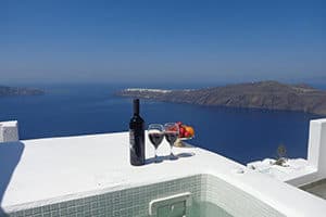 where to stay in imerovigli langas villas