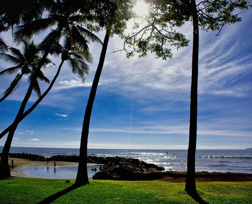 launiupoko beach park for surfing in lahaina maui