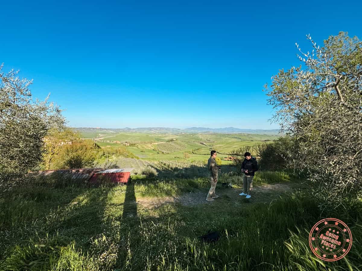 location scouting for belvedere podere