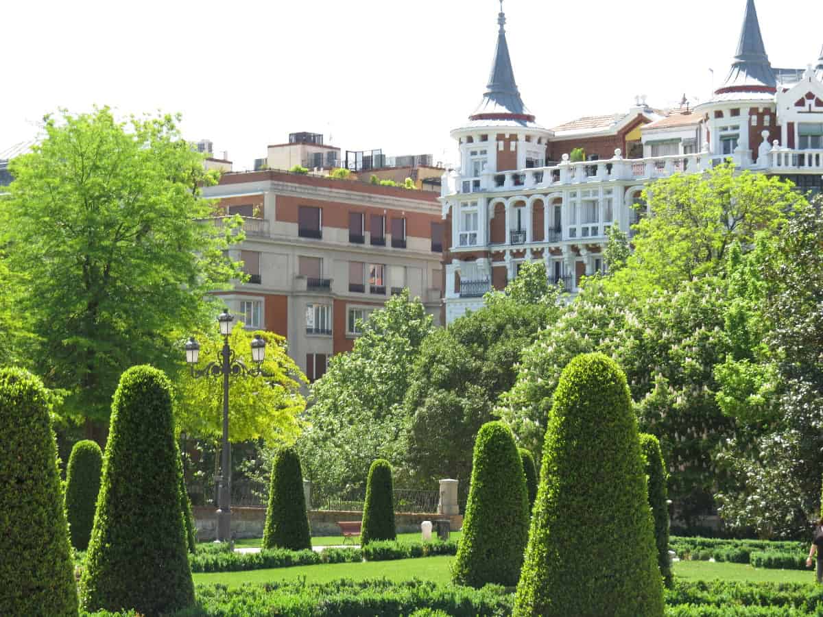 green gardens in madrid