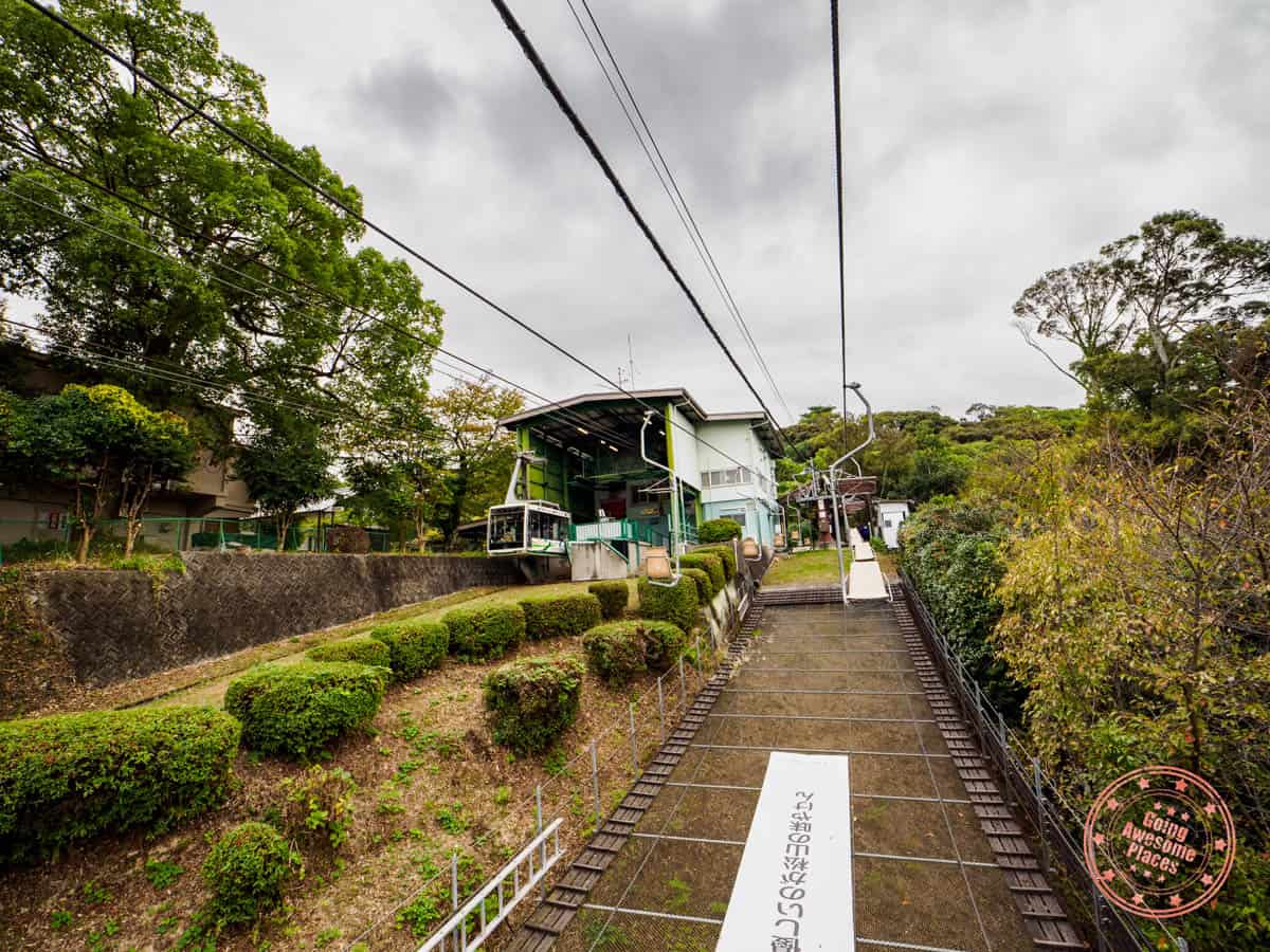 matsuyama castle ropeway and chairlift