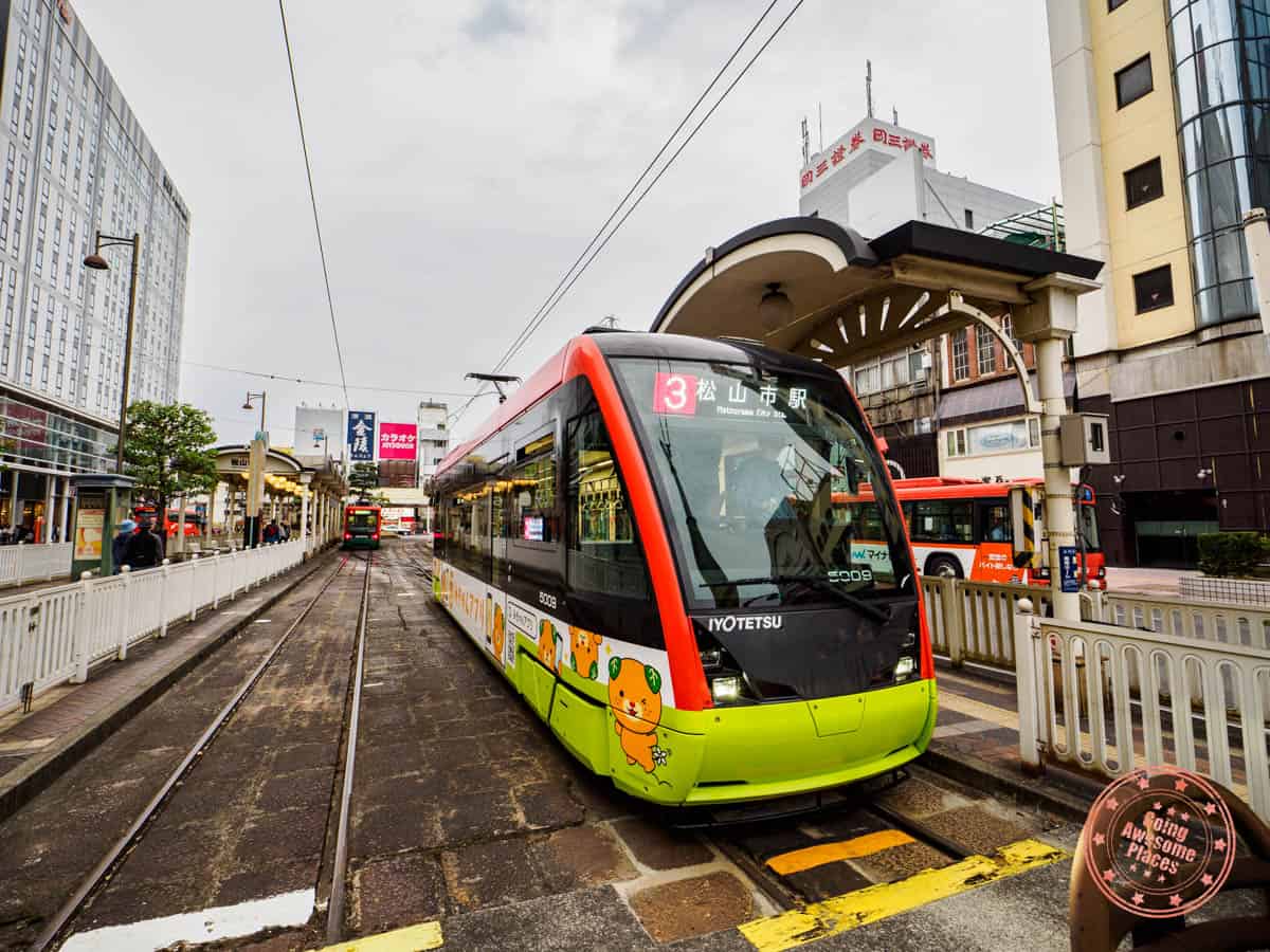matsuyama iyotetsu tram