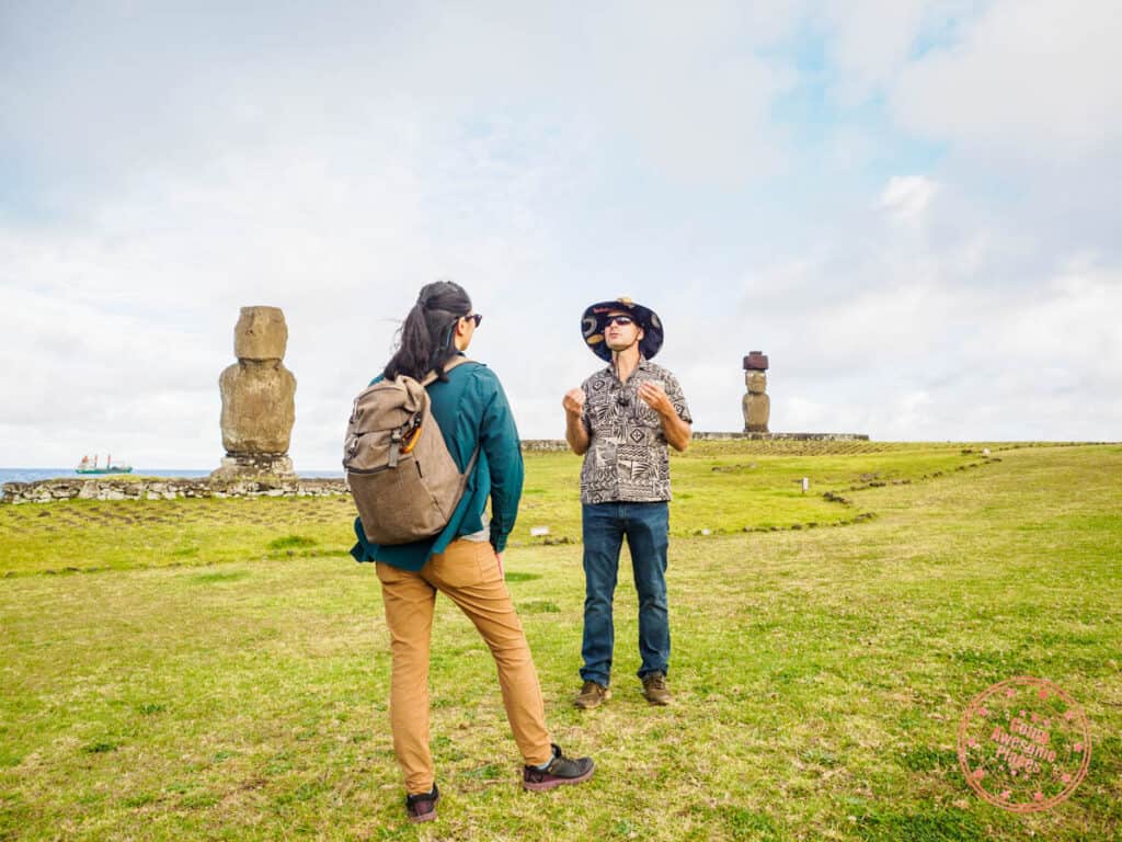 second day of easter island itinerary with green island tours moai monuments tour