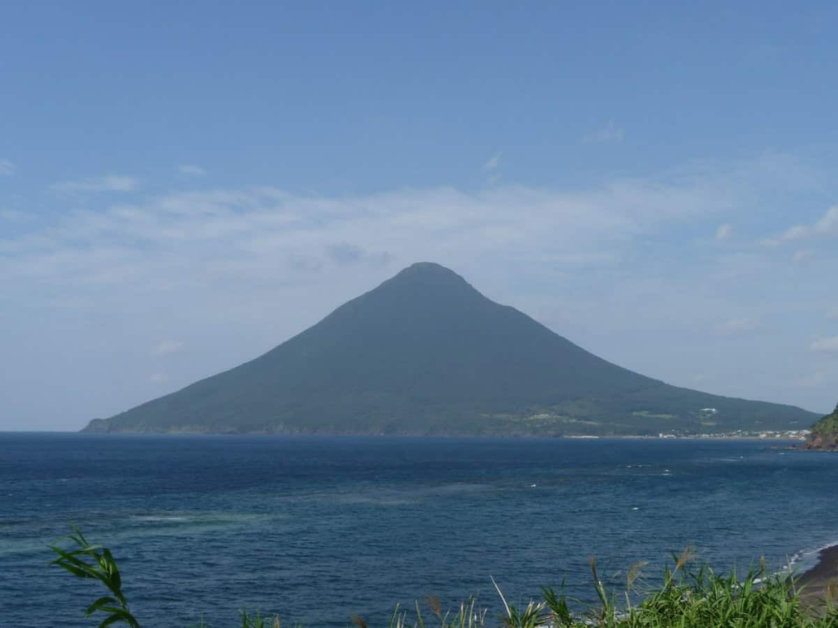 view of a mountain in kyushu