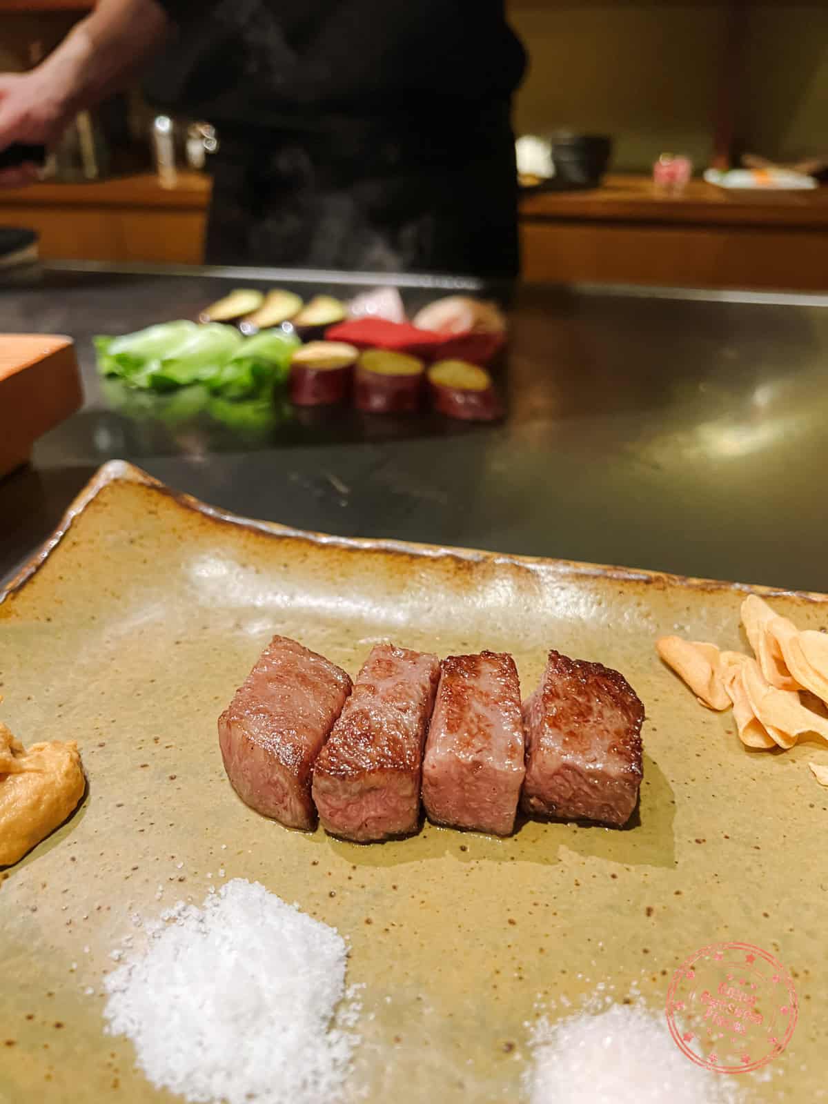 4 pieces of kobe beef from ishida in japan