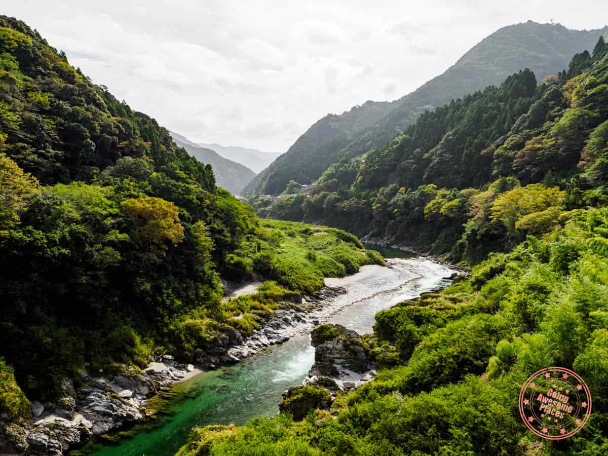 oboke gorge landscape in iya valley