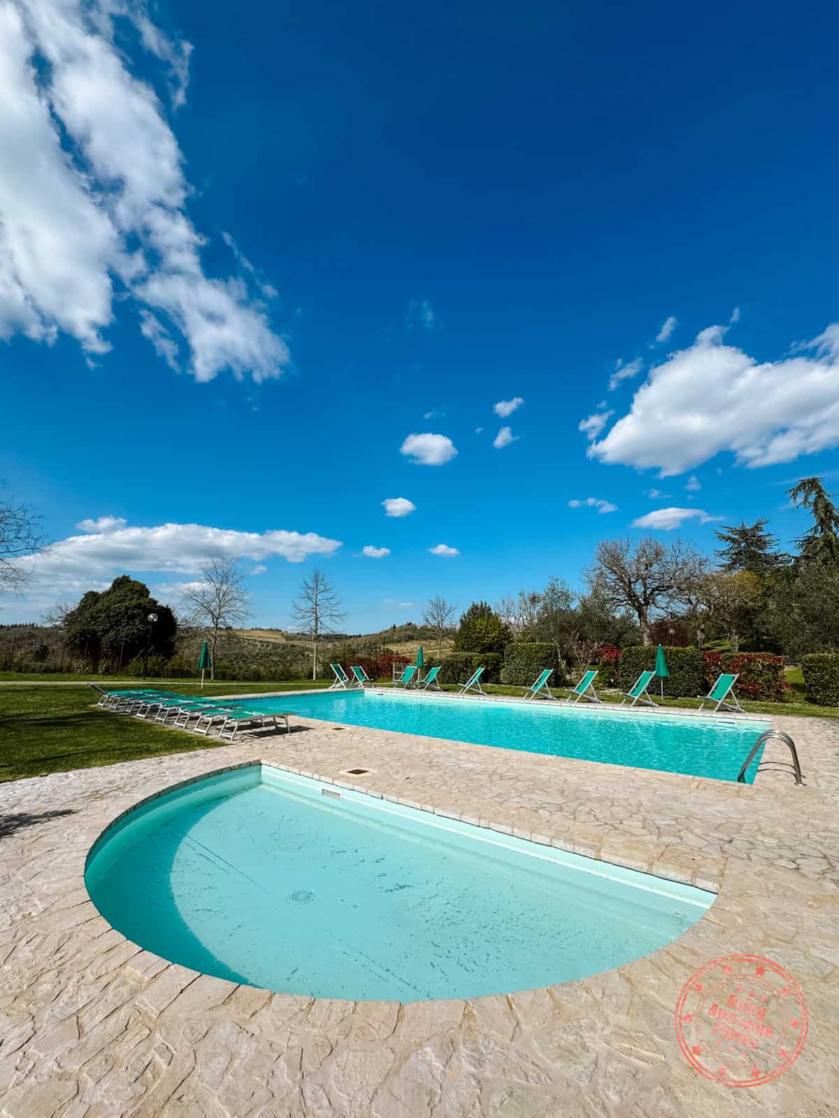 l'oliveta montebuoni pool area