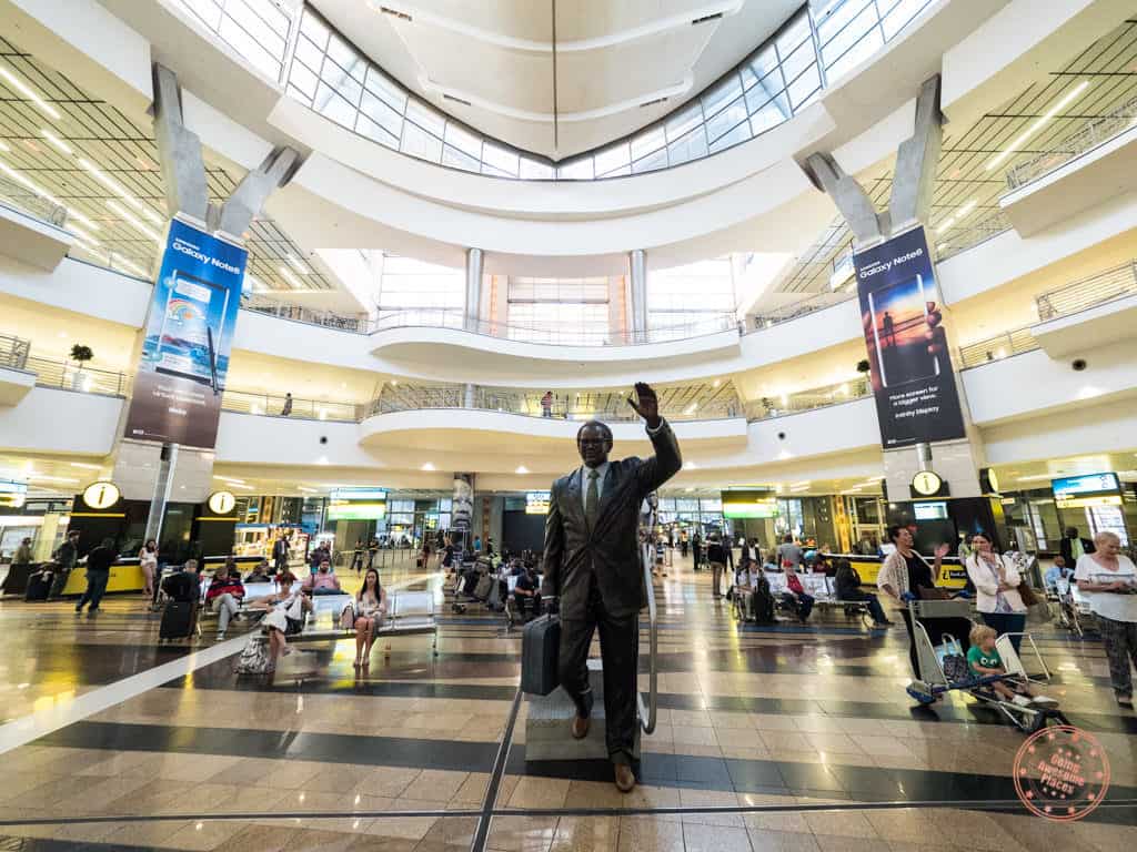 or tambo international airport arrival hall