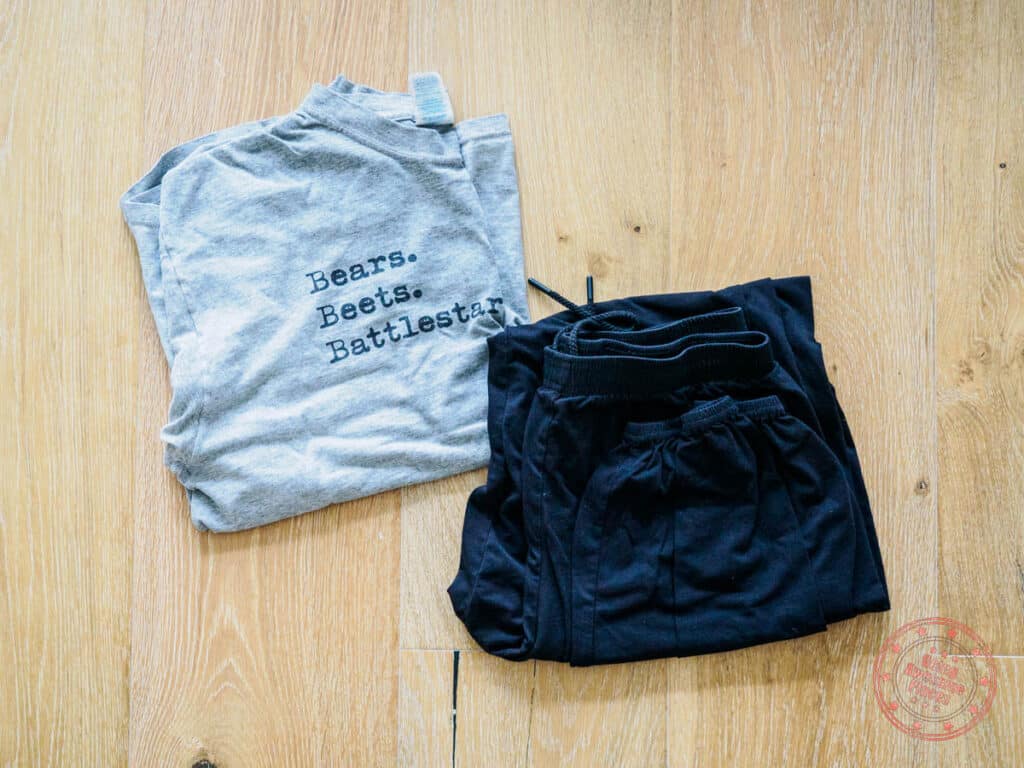 pajamas in patagonia packing guide