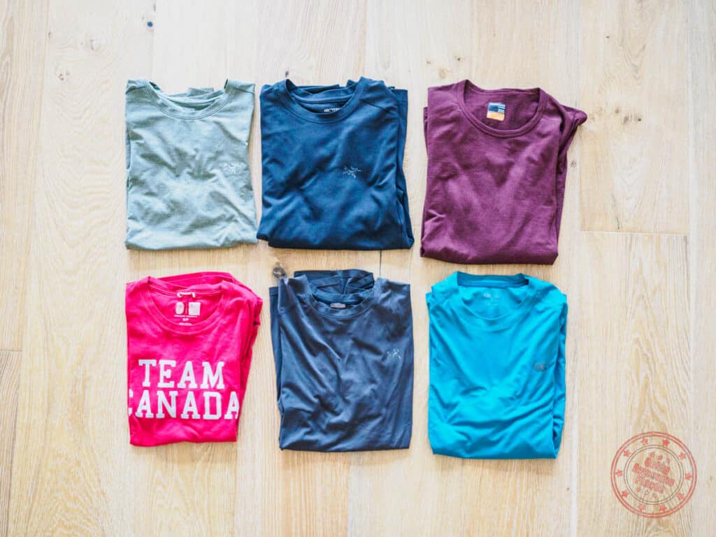 what shirts and baselayers you should pack for a trip to patagonia