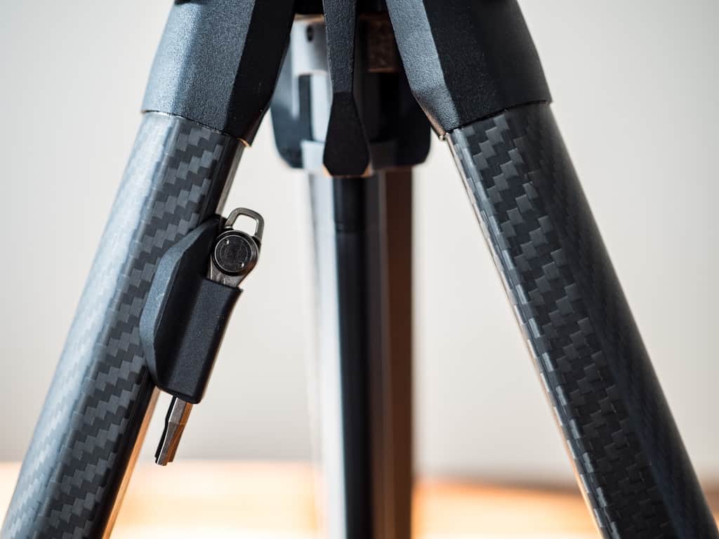 pd travel tripod folding hex wrench mount on leg