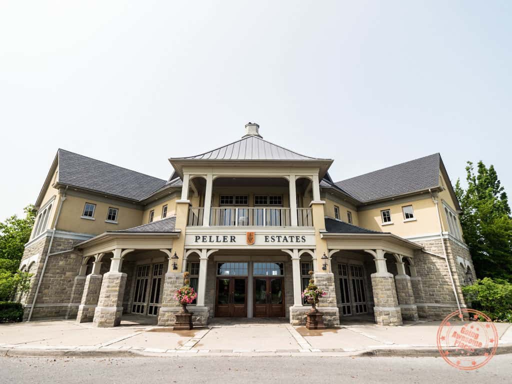 peller estates winery niagara on the lake entrance