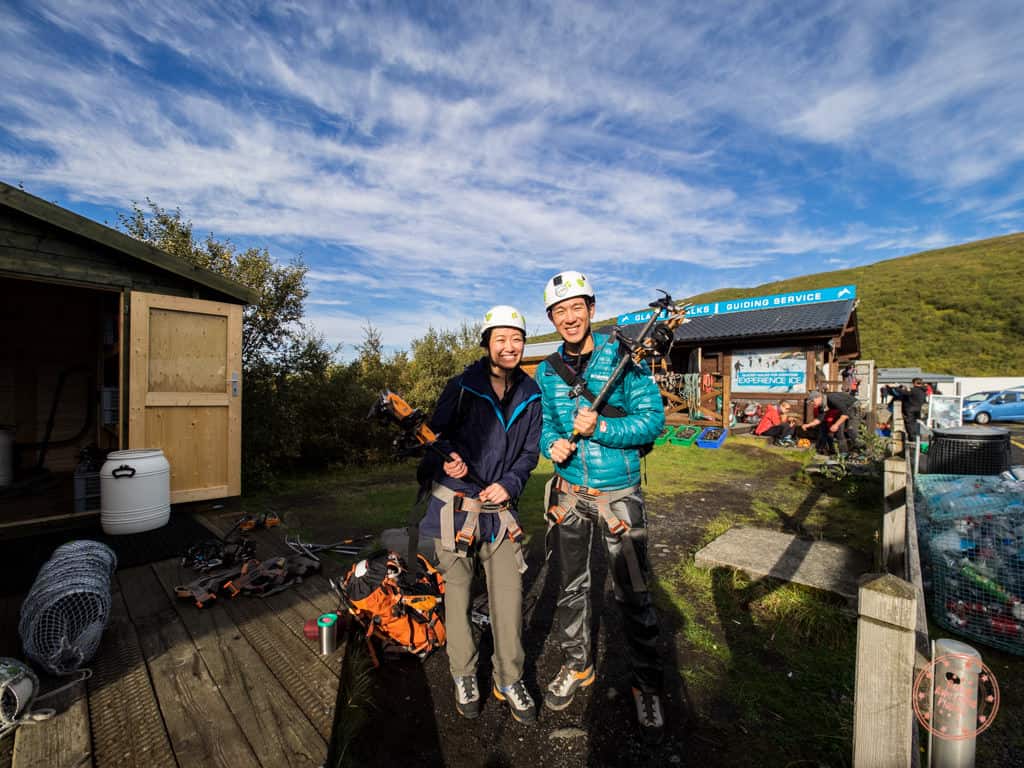 what to wear in iceland when glacier climbing near skaftafell national park