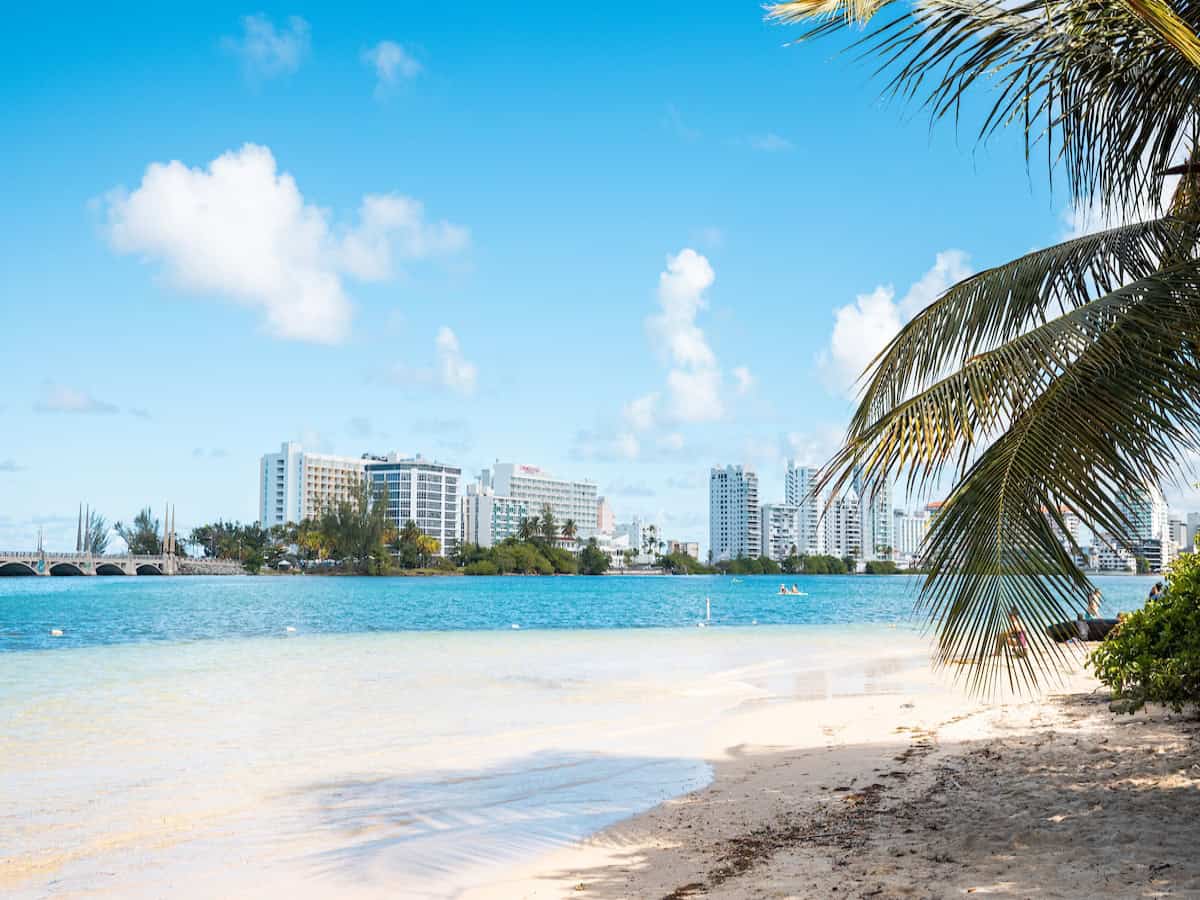 view of city beyond condado beach