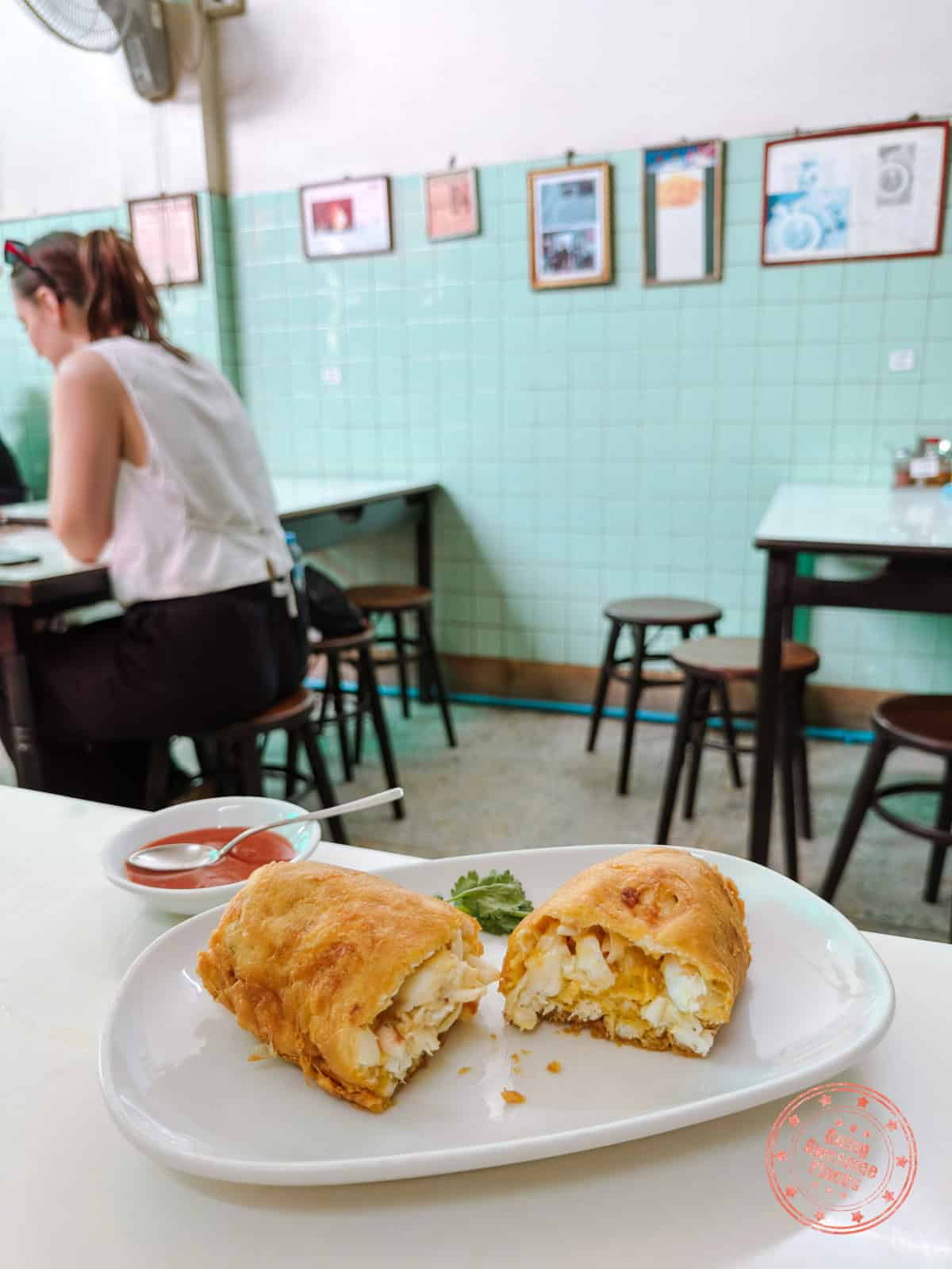 famous raan jay fai crab omelette dish