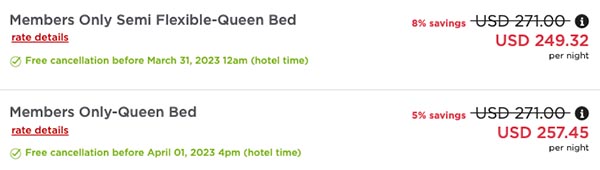 radisson hotels americas members only discount example