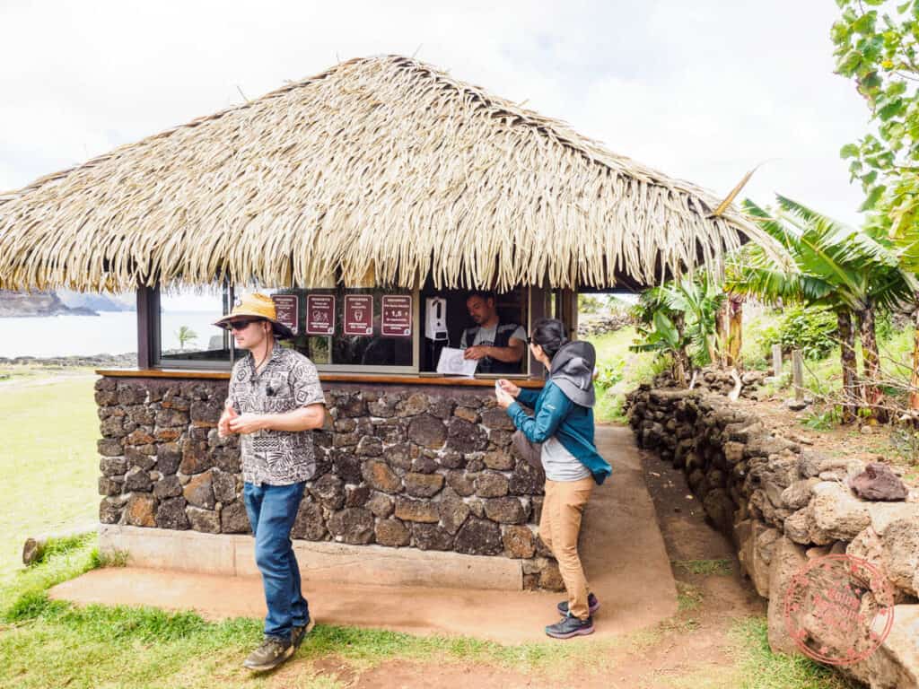 rapa nui national park managed entrance booth