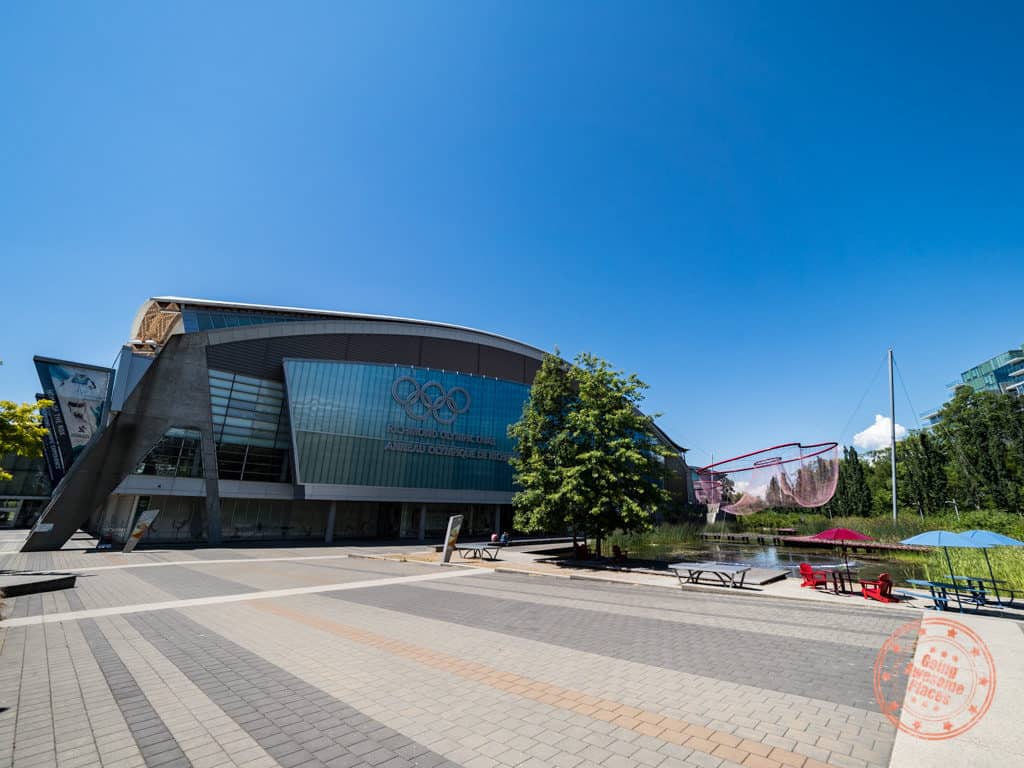 richmond olympic oval exterior facade