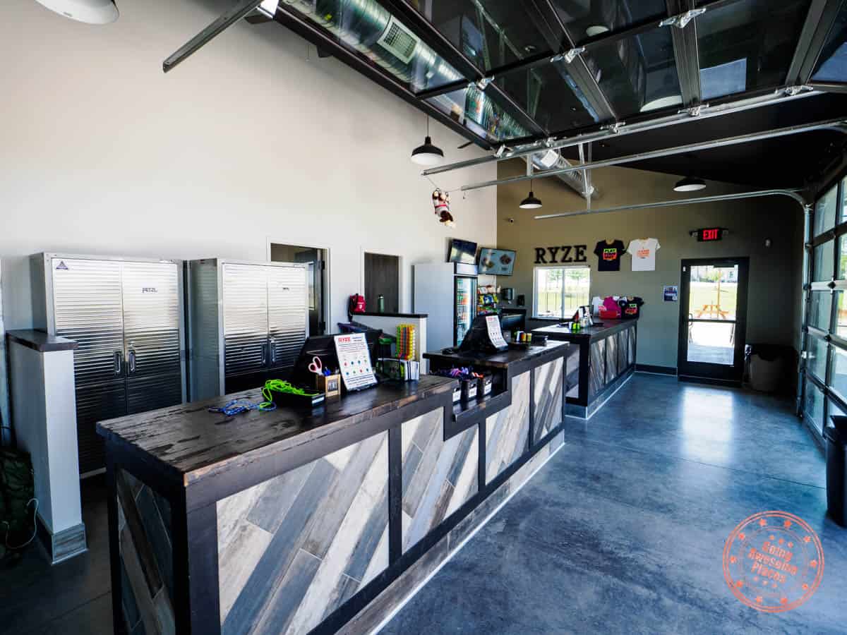ryze adventure park counters