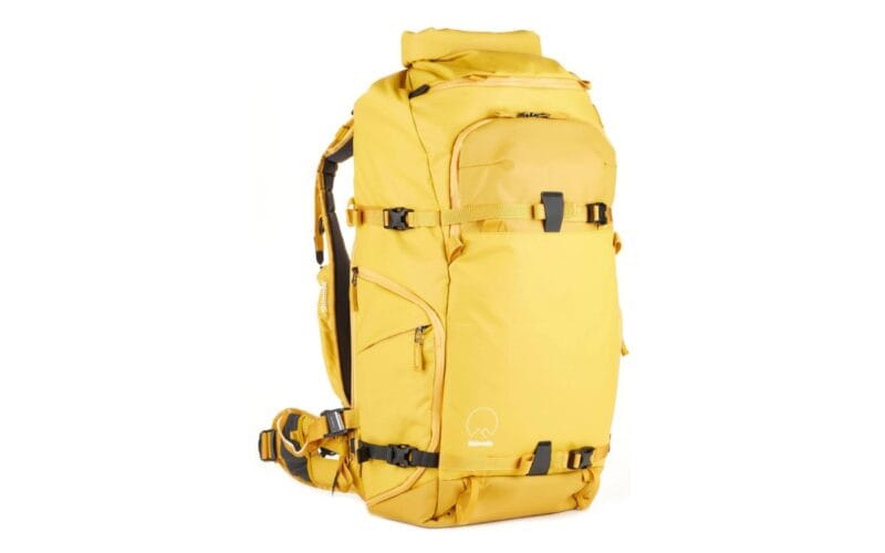 shimoda action x50 v2 hiking backpack in yellow color