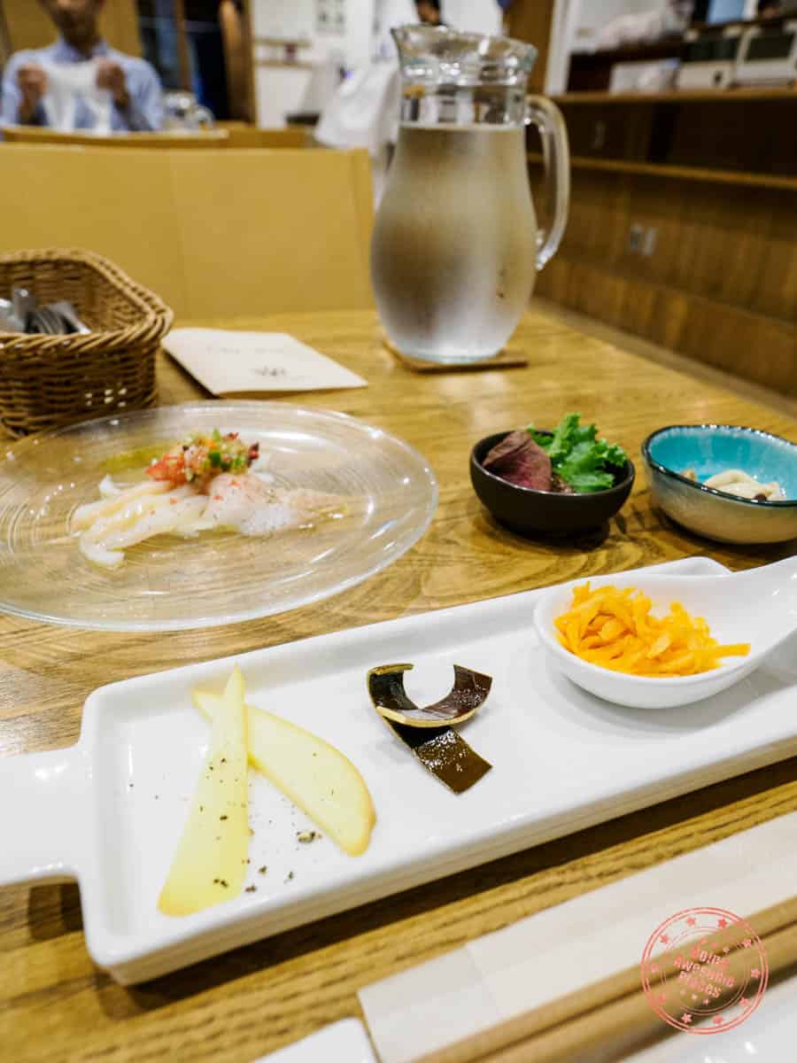shiretoko serai dinner appetizers