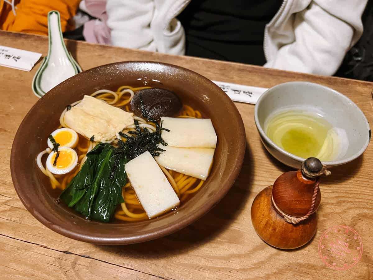soba dinner at misoka-an kawamichiya in kyoto