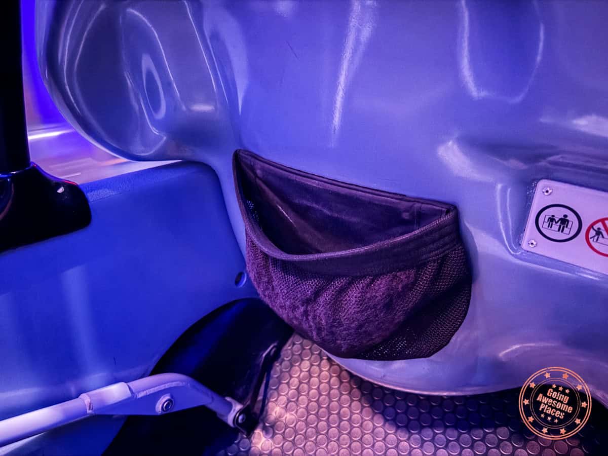 space mountain ride mesh storage bag