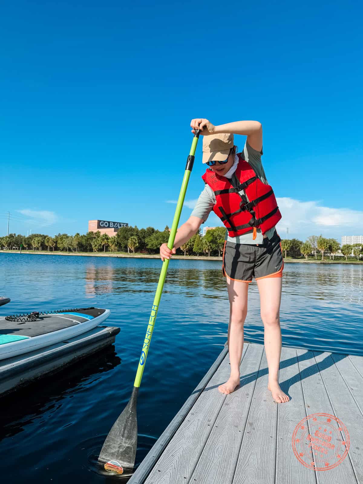 stand up paddleboarding training with urban kai