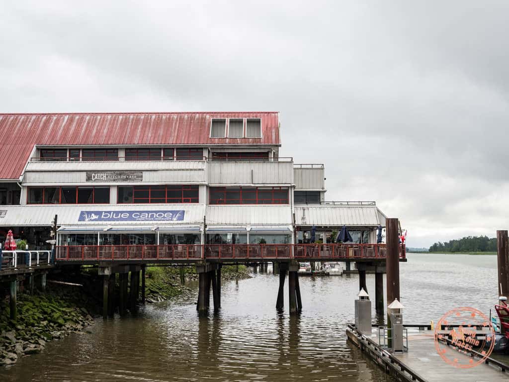 steveston fishermans wharf boardwalk and pier
