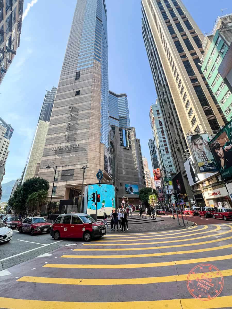 times square mall in causeway bay hong kong