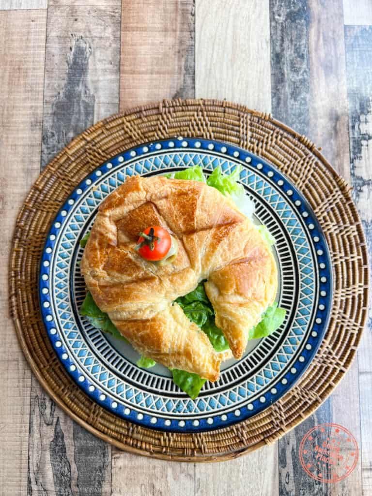 tuna croissant at polynesian coffee and tea