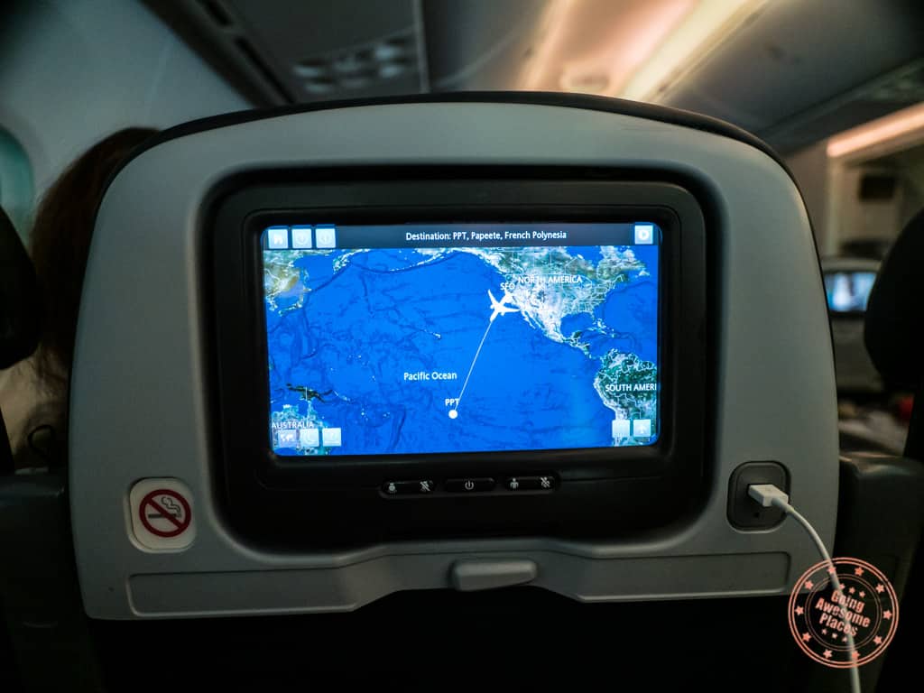 united airlines flight tracker from san francisco to tahiti