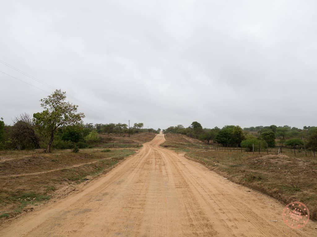 unpaved road to sabi sands gowrie gate