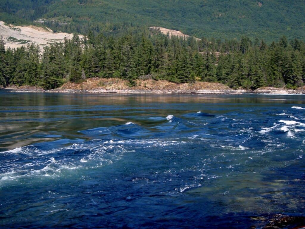 weekend getaways vancouver Skookumchuk Rapids view of water