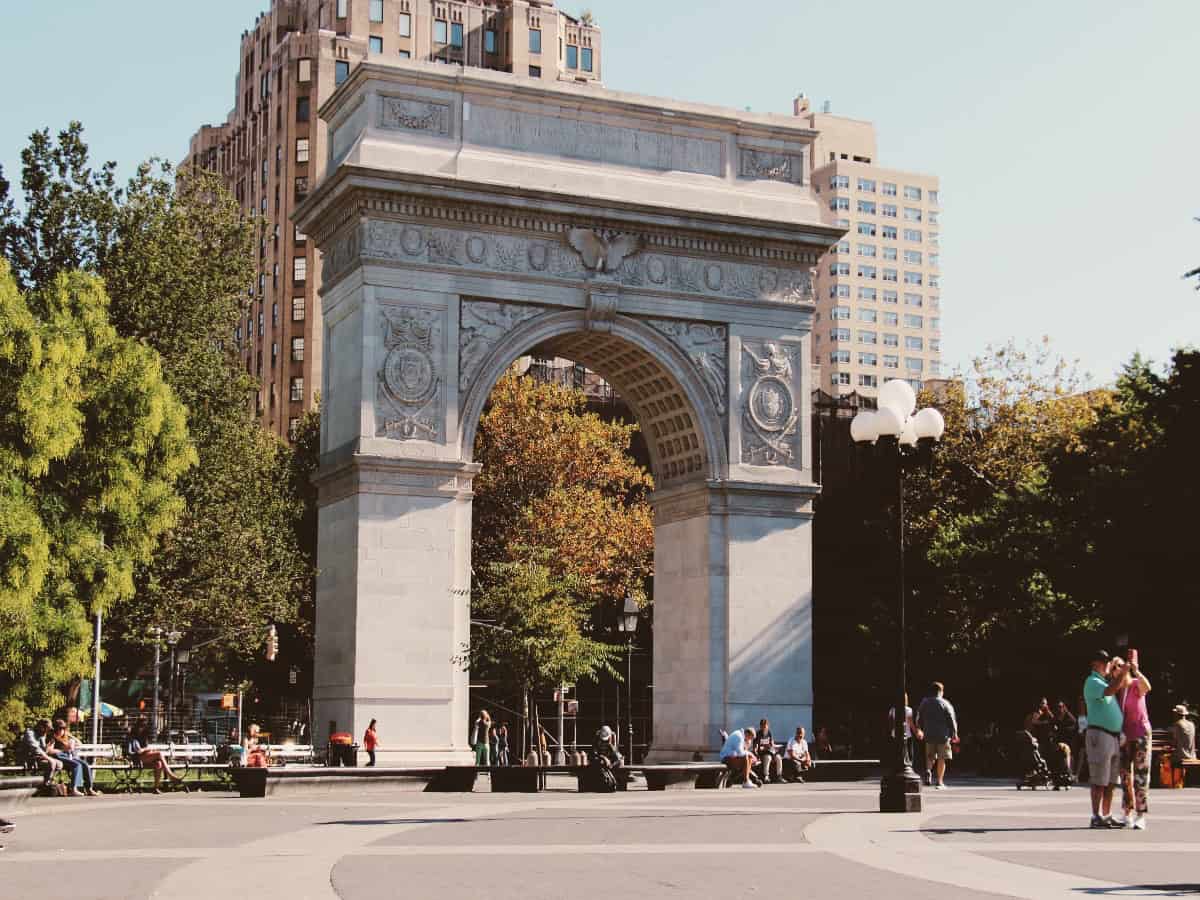 washington square park arch