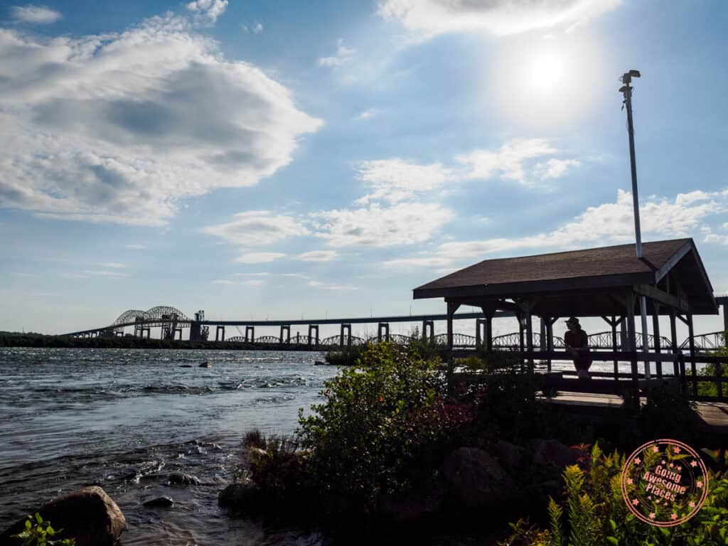 whitefish island lookout point in sault ste marie ontario