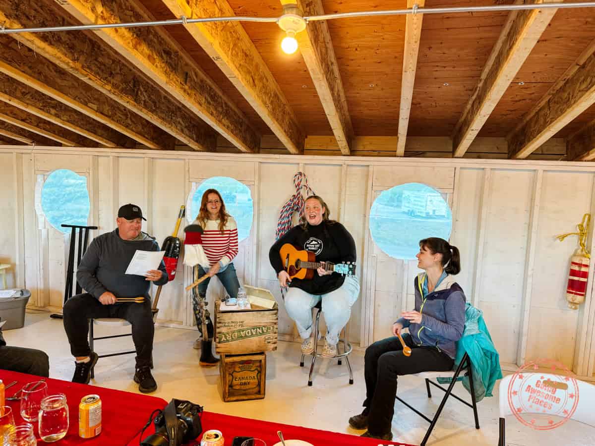 wild gros morne beach boil up music performance