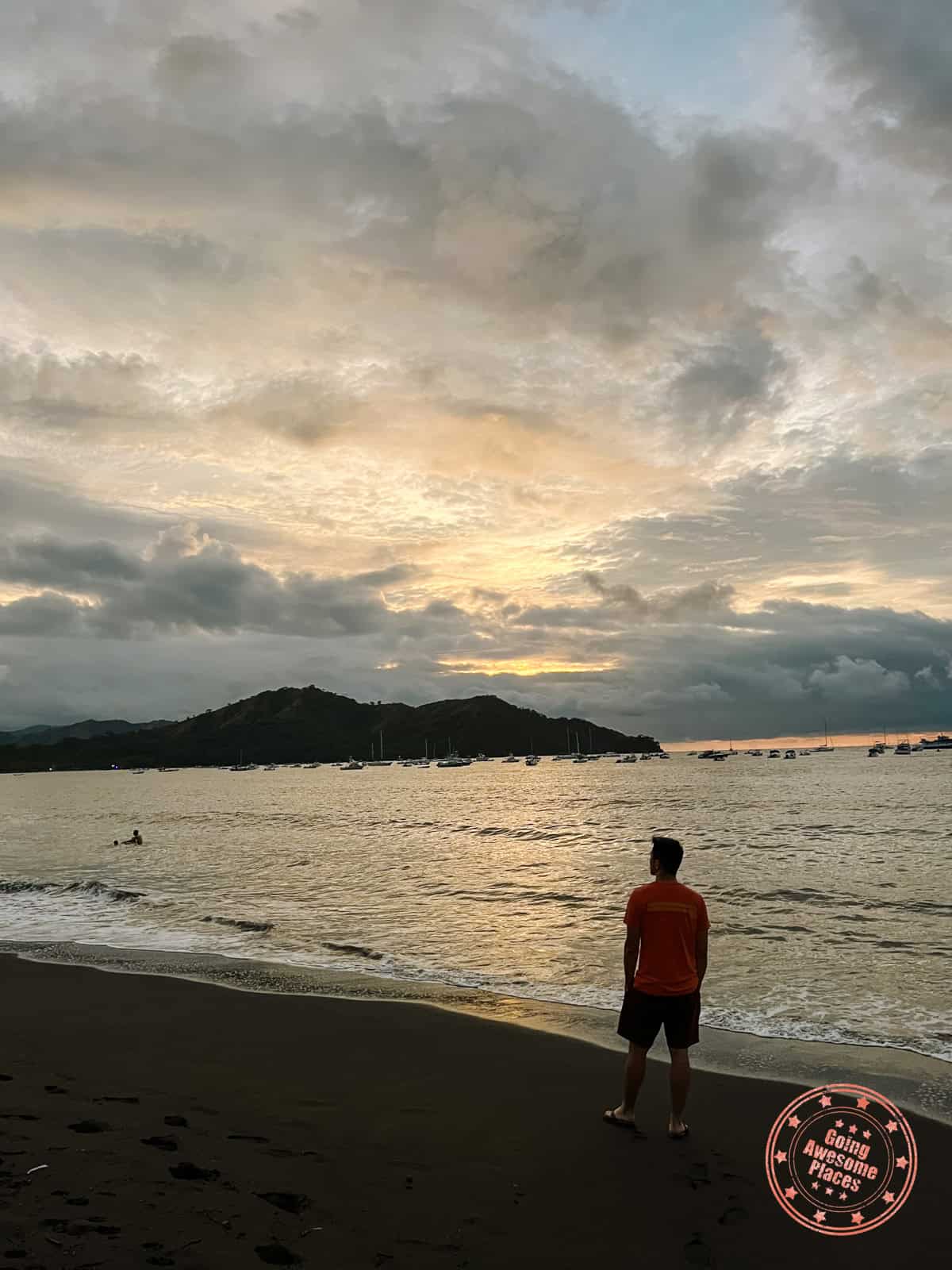 will watching sunset at playa del coco in costa rica