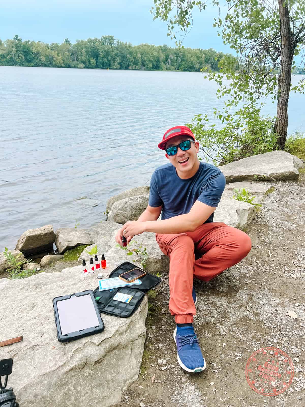 guy working on mission for immersia outdoor escape room
